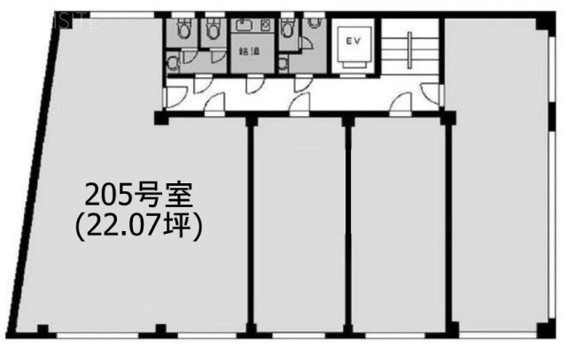 伊藤第二ビル205 間取り図