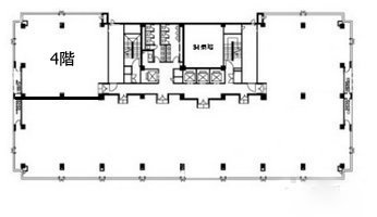 日本生命横浜尾上町ビル4F 間取り図