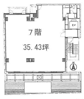三省堂書店第2アネックスビル7F 間取り図