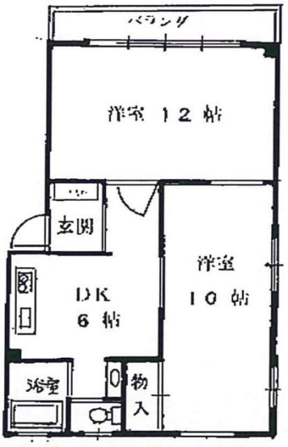 カーサ青山2F 間取り図