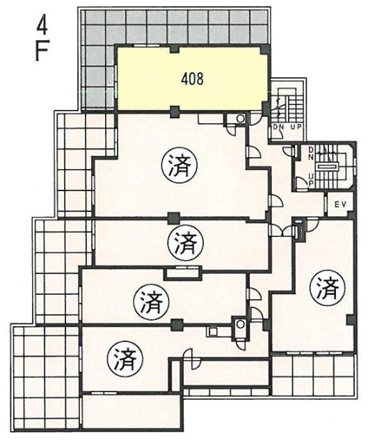 四谷ニューマンション408 間取り図