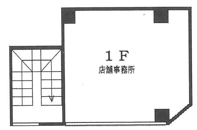 渋谷マンションビル1F 間取り図