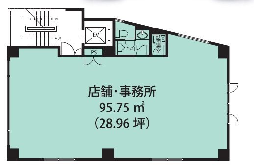 関口第2ビル2F 間取り図