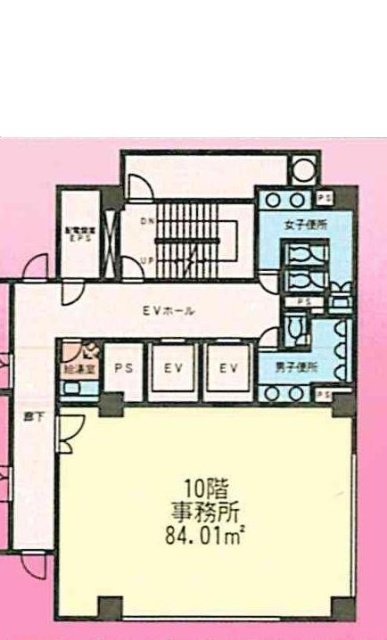 最勝ビル10F 間取り図