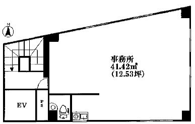 アイディ新橋ビル5F 間取り図