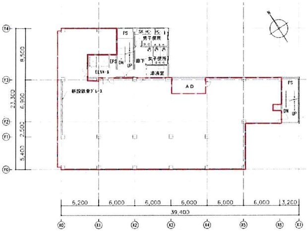 日新建物新橋ビル5F 間取り図