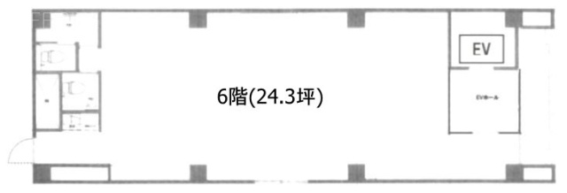 文行堂ビル6F 間取り図