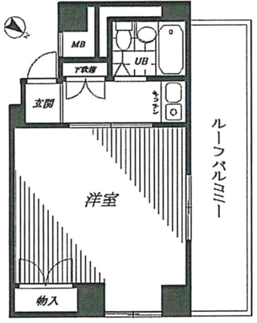 ダイカンプラザ横浜CITYビル703 間取り図