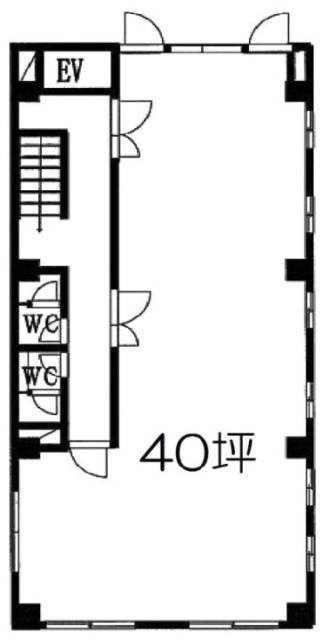 第三スミダビル2F 間取り図