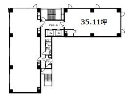 日総第8ビル9F 間取り図