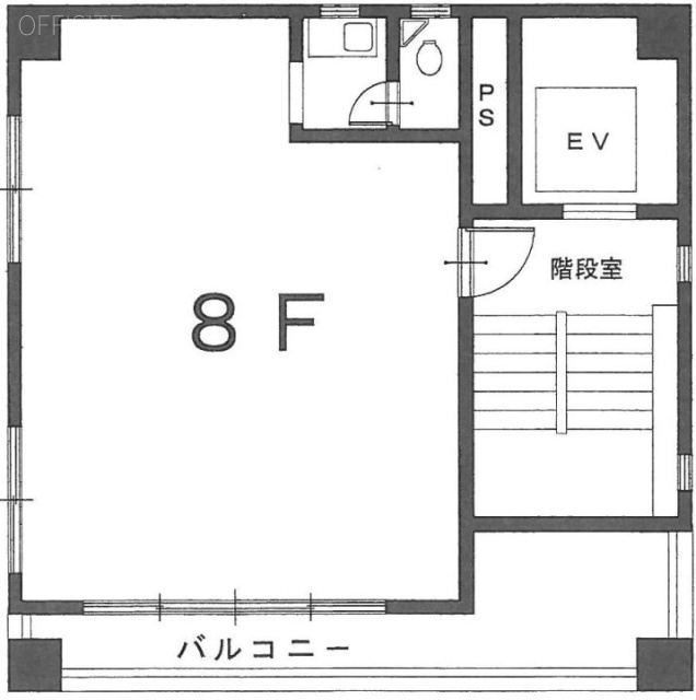 京橋宏陽ビル8F 間取り図