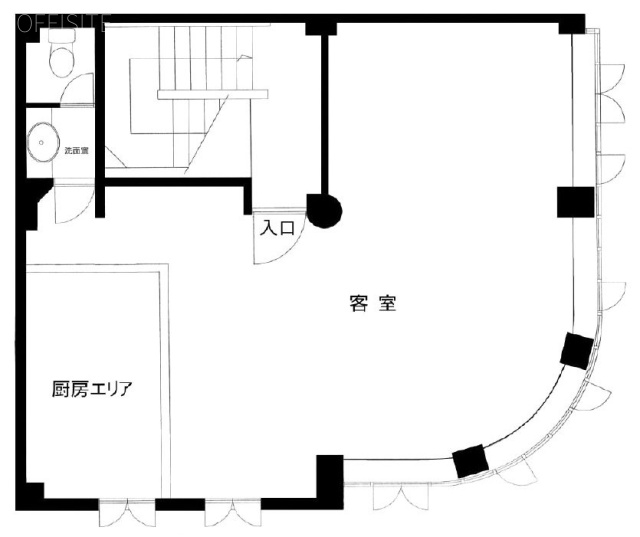 堺屋ビル2F 間取り図