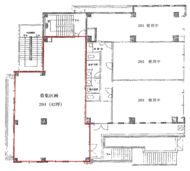 青葉台鈴木ビル204 間取り図