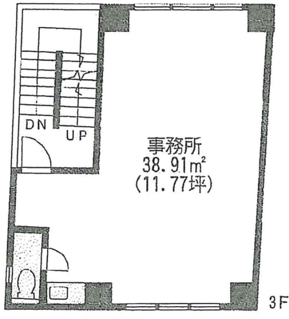 乙黒ビル3F 間取り図