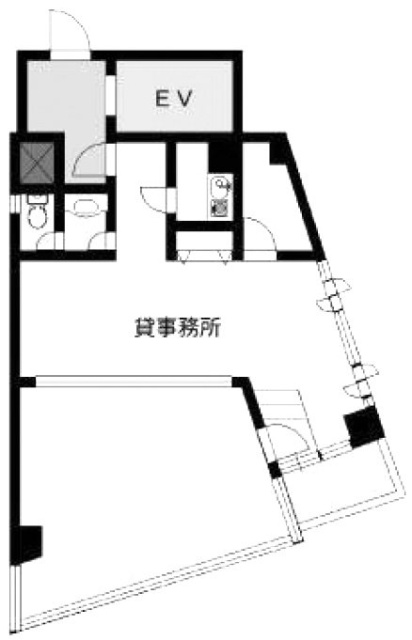 早稲田ファースト801 間取り図