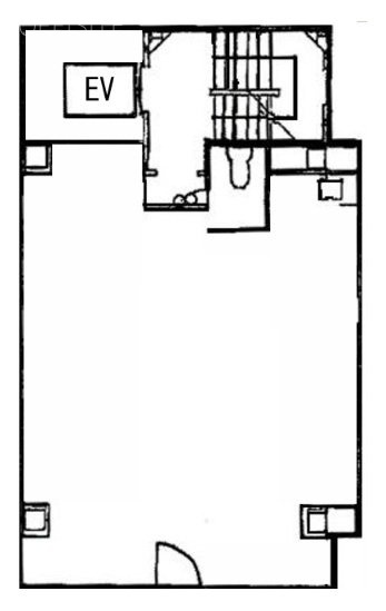 京橋アインスビル3F 間取り図