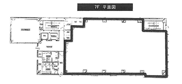 渋谷野村證券ビル7F 間取り図