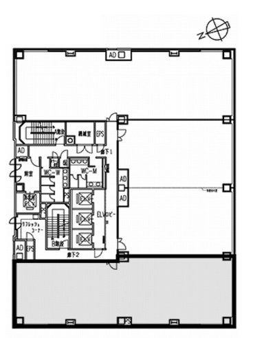 明治安田生命水戸南町ビル5F 間取り図