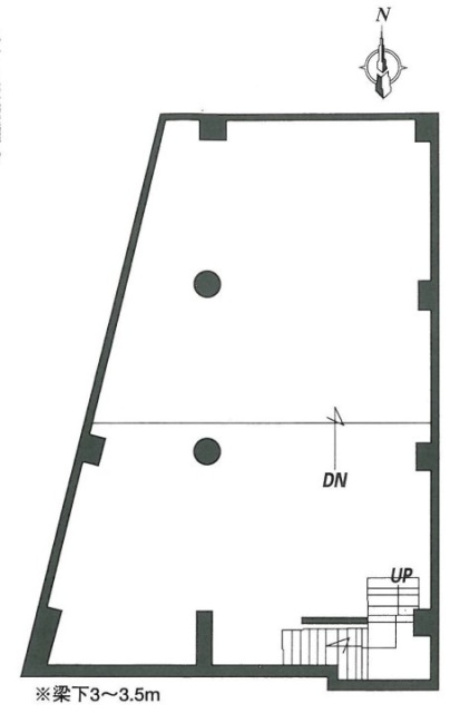 南青山4丁目ビルB1F 間取り図