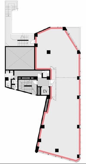 正進社ホールディングスビル3F 間取り図