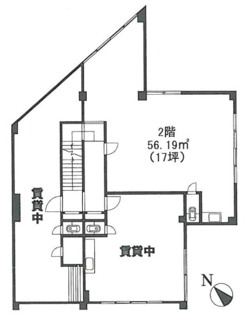 華ビル2F 間取り図