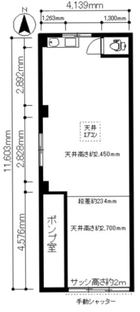 国松(ピアレス)ビル101 間取り図