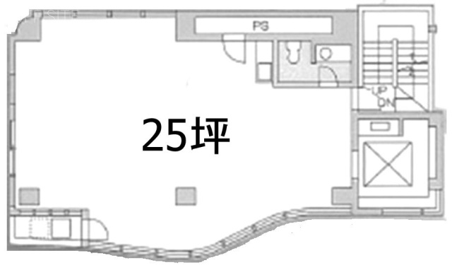 第7叶ビル3F 間取り図