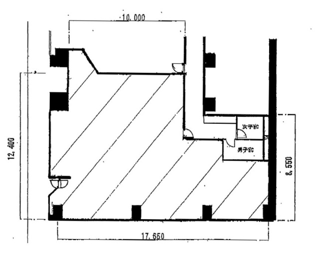 文藝春秋新館1F 間取り図