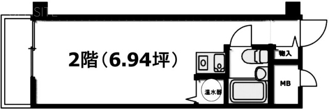 プレジデントハイツ五反田2F 間取り図