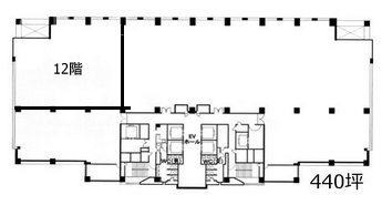 I・Sビル12F 間取り図