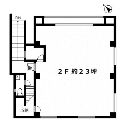 コスモビル2F 間取り図