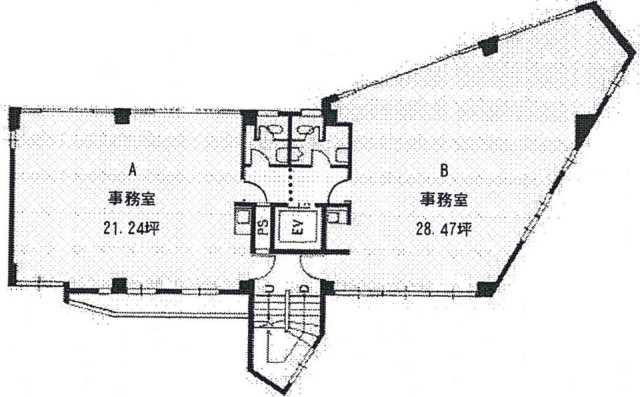 セイコー六本木ビルB 間取り図