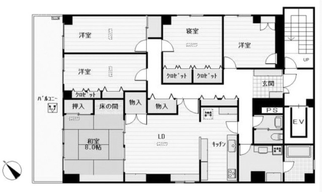 加藤第1ビル6F 間取り図