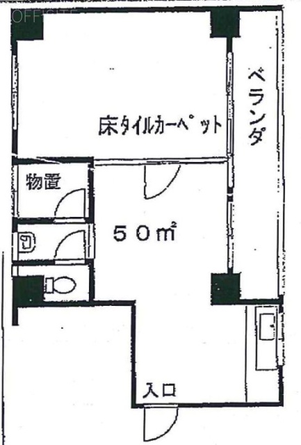 KIビルディング6F 間取り図