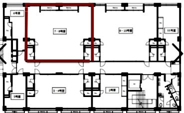 岡崎ビル907・908 間取り図