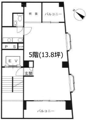 エムロード戸田5F 間取り図