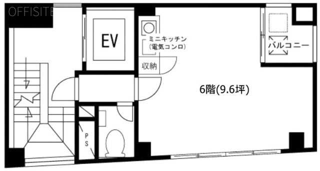 YHT南青山ビル6F 間取り図