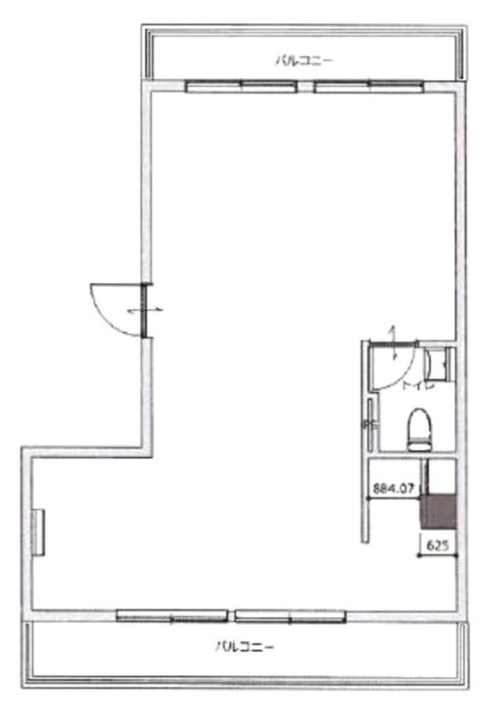 鈴木ビル7F 間取り図