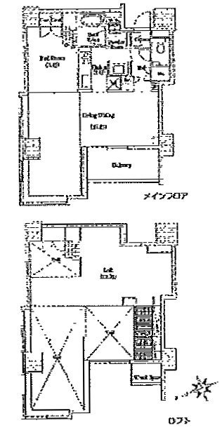 アジリア代々木J’sビル801 間取り図