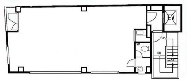 茗渓(めいけい)ビル2F 間取り図