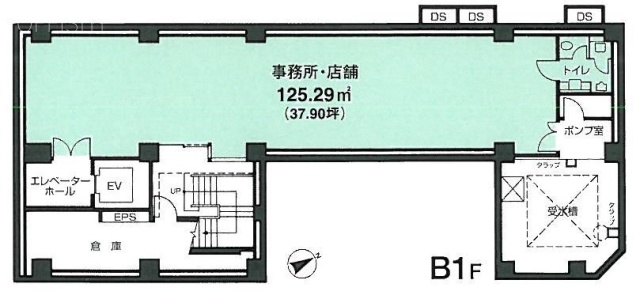 新橋NFビルB1F 間取り図