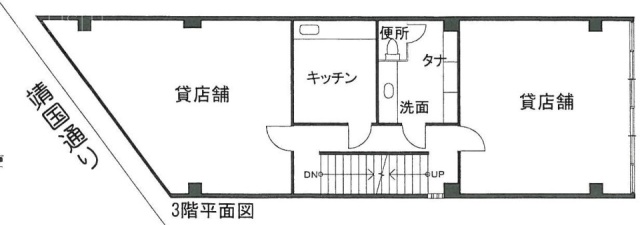 ウツギビル3F 間取り図