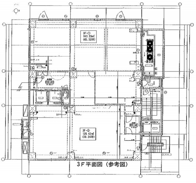 ゴトウビルディング3rd3F 間取り図