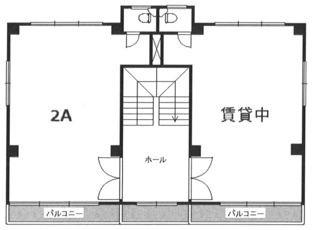 赤坂三星ビルA 間取り図