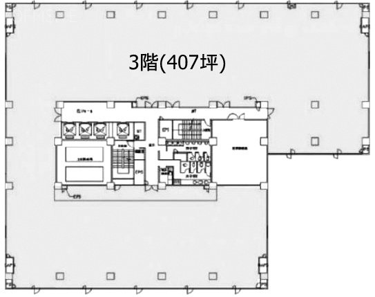 ダイハツ・ニッセイ池袋ビル3F 間取り図