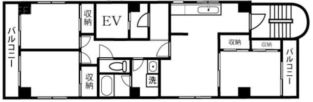 NHビル8F 間取り図