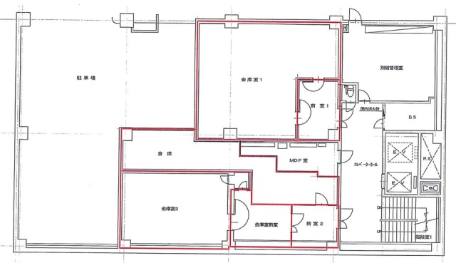 兜町偕成ビル別館B1F 間取り図