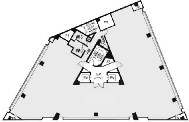 32芝公園ビル9F 間取り図