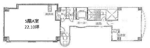 築地高野ビルA 間取り図