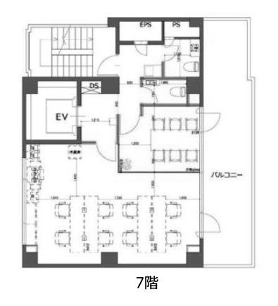 BizSQUARE GINZA7F 間取り図